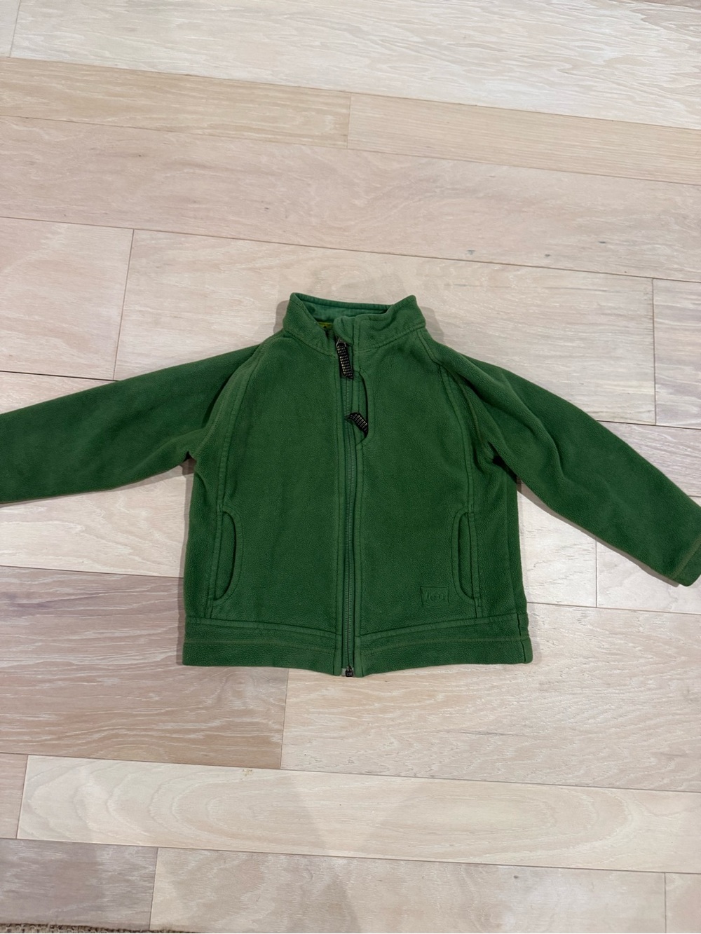 REI Kids Forest Green Full-Zip Fleece Jacket
